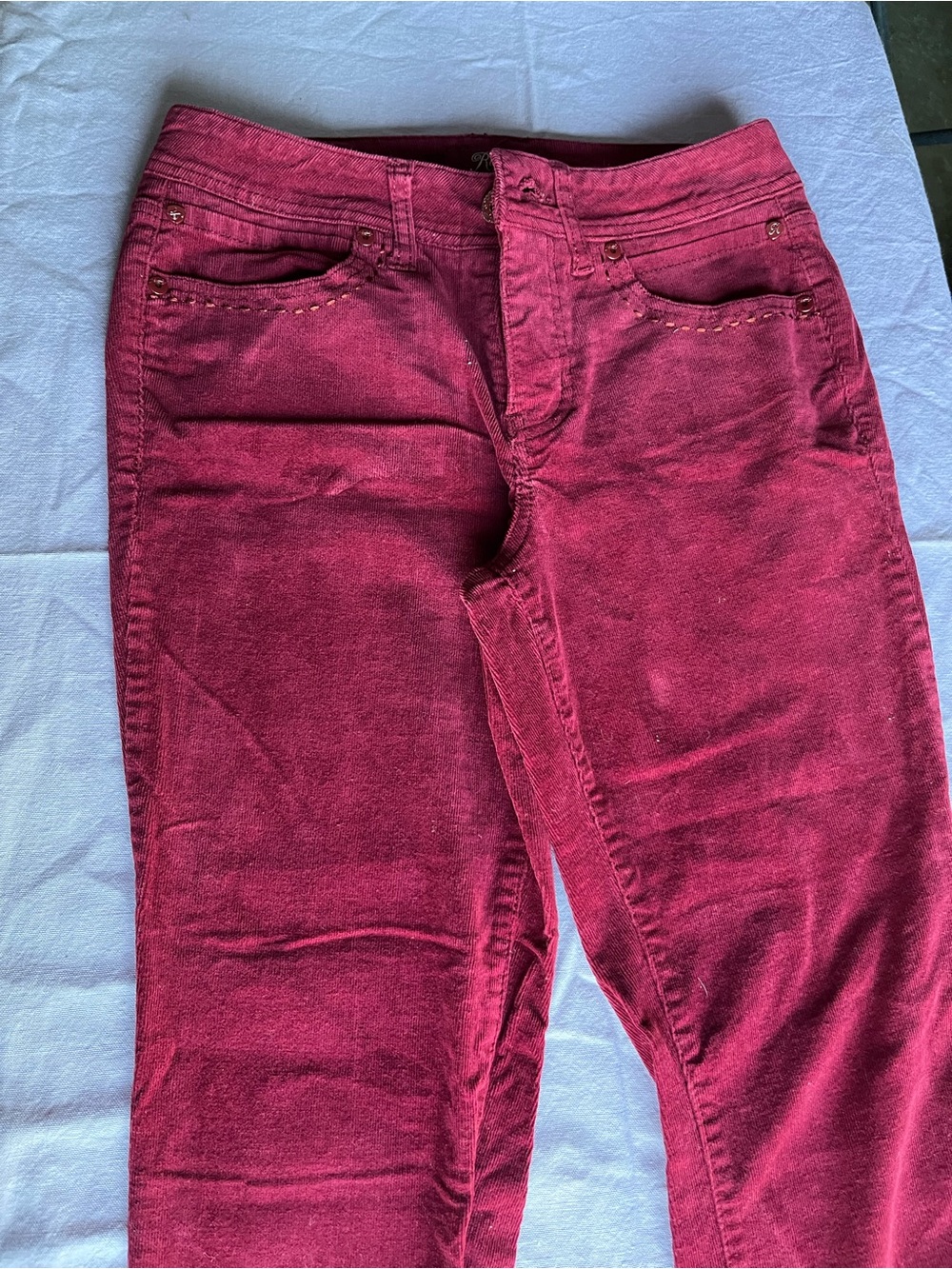YMI Women's Wine Red Skinny Jeans